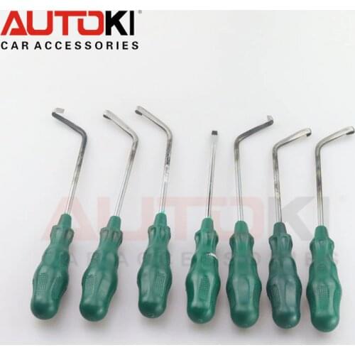 Free Shipping Open Headlight Tool Cold Glue Tool Knife for Removing Cold Melt Glue Sealant from Car Headlamp 7 PCS Knifes