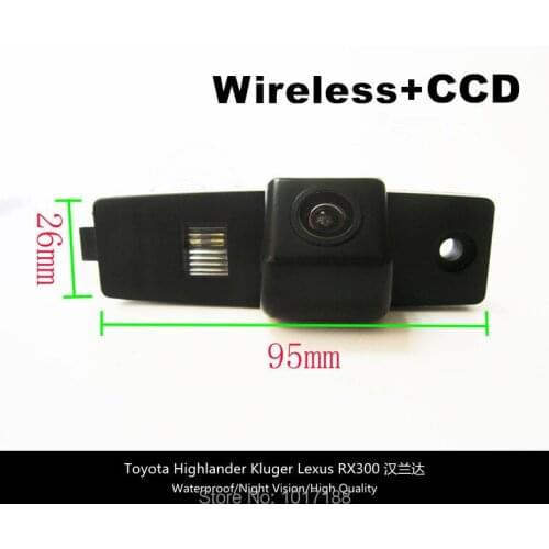 HD!! WIFI camera Wireless Car Rear View Camera CCD Chip For Toyota Highlander Kluger Lexus RX300