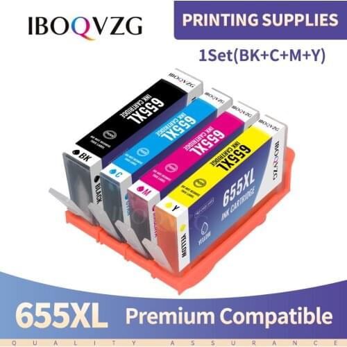 IBOQVZG Compatible HP 655 hp655 ink cartridge FOR HP deskjet 3525 4615 4625 5525 6525 CZ109AE CZ110AE CZ111AE CA112AE