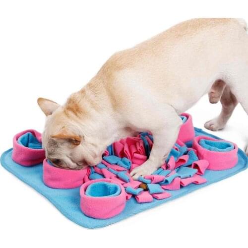 Pet Dog Mat Sniffing Snuffle Training Mat Pet Play Washable Training Mat Consumption Energy Exercise Feeding Bowl Mat
