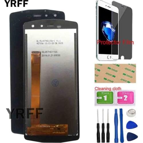 Mobile LCD Display For Leagoo Xrover LCD Display Touch Screen Glass Digitizer Panel LCDs Tools Protector Film