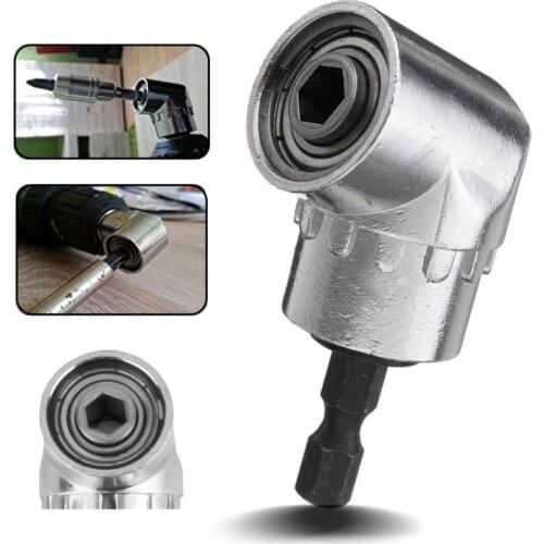 105 Degree Angle Screwdriver Set Holder Adapter Adjustable Bits Nozzles Angle Screw Driver Tool 1/4" Inch Magnetic Angle Head