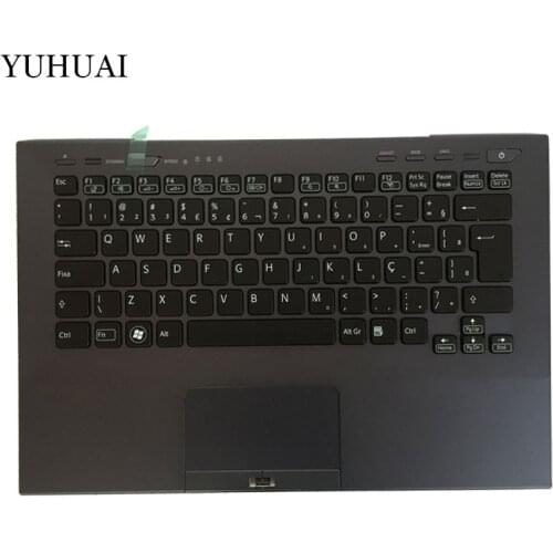 NEW keyboard for Sony Vaio VPC-SB VPC-SB3C VPC-SB1V9E/B Brazil BR laptop keyboard Palmrest Cover PCG-41217T 41219T 41213P
