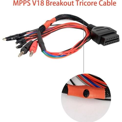 Newest MPPS V18 Breakout Tricore Cable OBD Breakout ECU Bench Pinout Cable High Quality