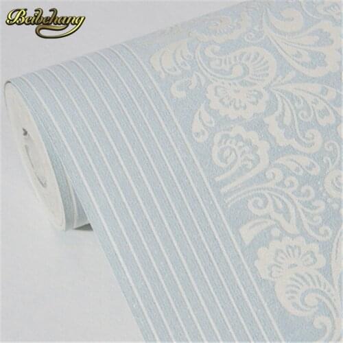 Beibehang papel de parede Vertical stripes non-woven bedroom cozy pink childrens bedroom marriage room living room wallpaper