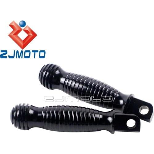 Motorcycle M10 Male Mount Footrests Foot Pegs For Harley Sportster Softail Dyna Touring Cafe Racer Bobber Rough Crafts Footrest