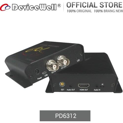 DeviceWell PD6312 SDI to 1080 FRC Frequency Conversion SDI Converter