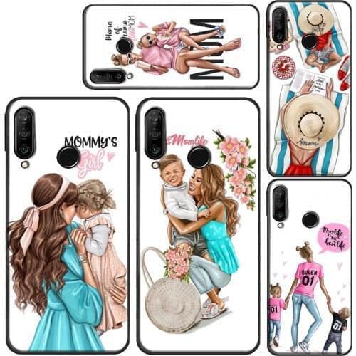 SUPER MOM MUM MOTHER MAMA CUTE BABY Case for Huawei Honor 8X 9X 10i 9 10 20 Lite 7A Pro 7C 8A 8C 8S Nova 5T Y6 Y7 Y9 2019