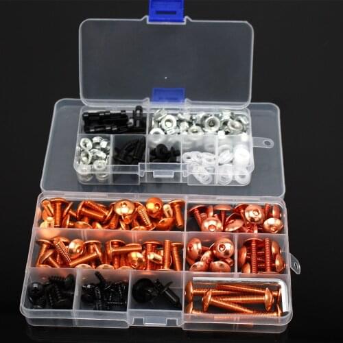 Motorcycle Fairing Bolts & Nuts Fairing Screws Fit for SUZUKI SV 650 GSXR 600 750 1000 K1 K4 K6 K7 K8 K9 L1 Screws One Set