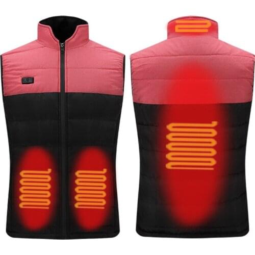 Winter Women Men Outdoor Hiking Cycling Travel USB Heated Vest Portable Electric Warm Female Thermal Kamizelka Damska Chalecos