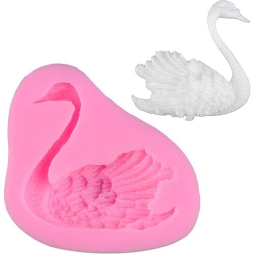 Food-grade 3D Swan Shaped Cake Decorating Mold Wedding Decoration Kitchen Accessories JH010