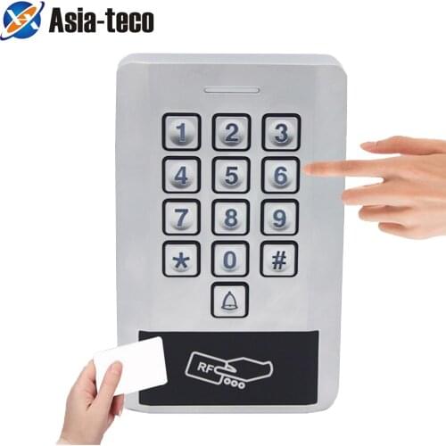 125KHZ RFID Password Keypad Access Control Backlight Waterproof IP68 Metal Case Door Standalone Access Control