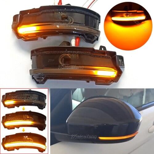 2x For Land Rover Discovery Sport L550 Range Rover Evoque Dynamic Blinker LED Turn Signal Side Rearview Mirror Lights indicator