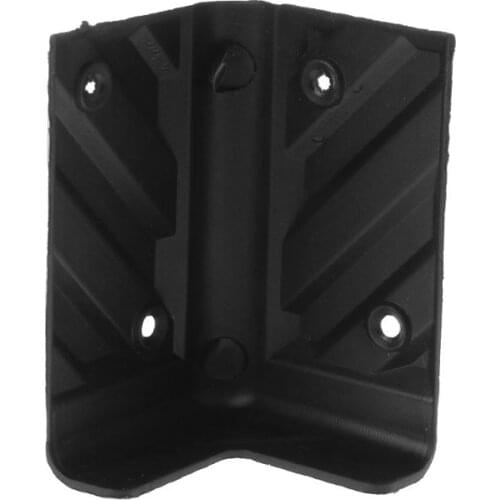4PCS Speaker Corner Protectors Plastic Right Angle Rounded Protector Amplifier Stage Cabinets Accessories Replacement Black