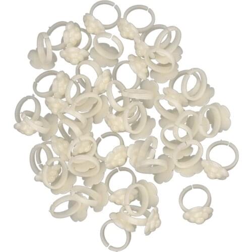 50 Pcs Nail Tips Polish UV Gel Color Pops Display Nail Art Ring Nail Tips