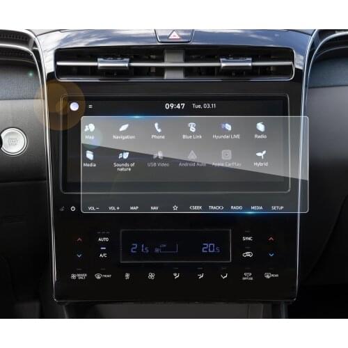 LFOTPP Car Screen Protector For Tucson NX4 2021 10 Inch Vehicle GPS Navigation Touch Center Display Auto Interior Accessories