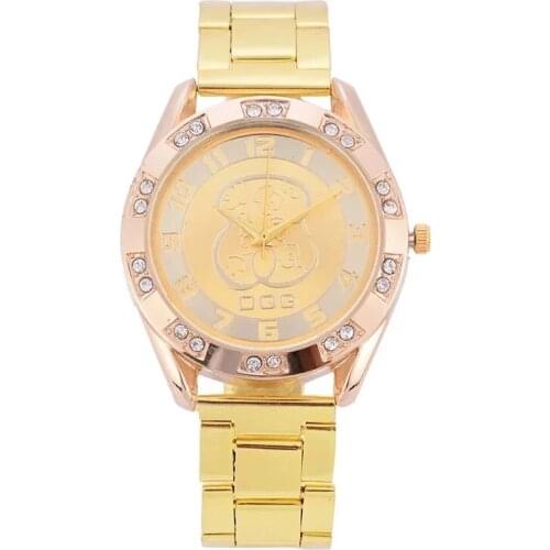 Women Rhinestone Watch Top Luxury Brand Womens Watches Rose Gold Clock Ladies Stainless Steel Fashion Quartz WristWatch Relogio