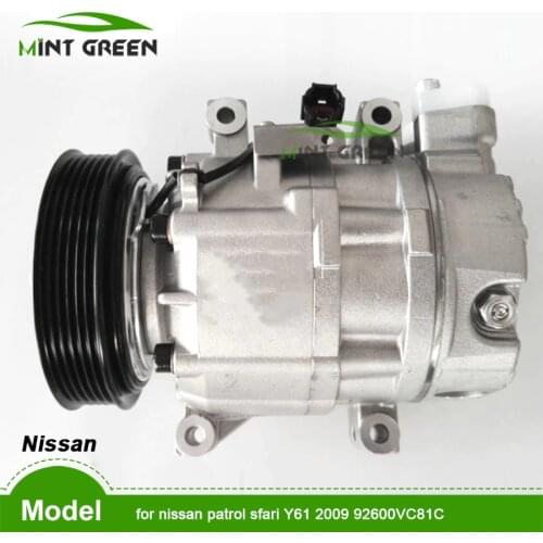 For AC car air conditioner compressor for nissan patrol sfari Y61 2009 92600VC81C