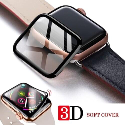 For IWatch 5 4 40MM 44MM Full Cover Tempered Glass Protective Film Screen Protector for Apple Watch 1 2 3 38MM 42MM