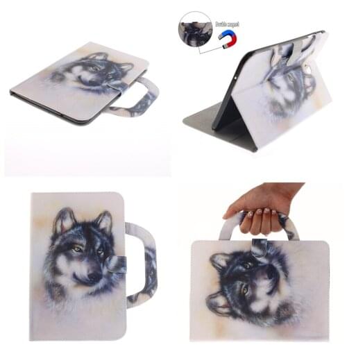 For Samsung Galaxy Tab A A6 10.1 2016 T585 T580 T580N PU Leather Handheld Tablet Stand Case For T385 T590 T595 T830 T835 #S