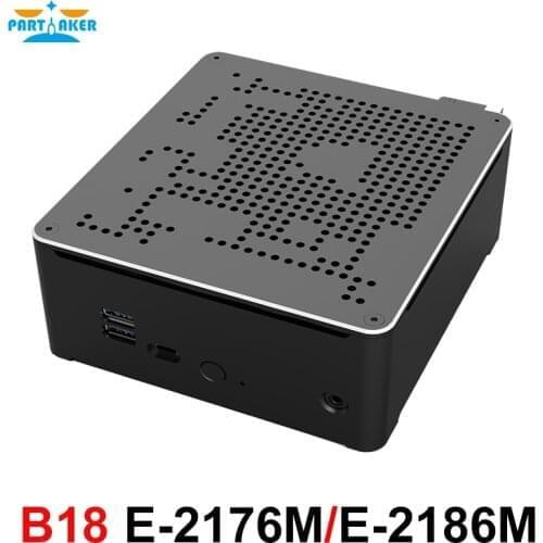Dual Lan Gaming Mini PC Xeon E-2176M E-2186M E-2276M E-2286M 2*DDR4 M.2 NVMe Windows 10 Linux Computer 4K HTPC HDMI DP WiFi