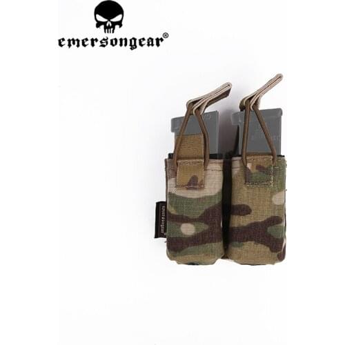 Emersongear Pistol Magazine Pouch Double Pistol Mag Pouch FOR SS Vest Hand Gun Magazine Pouch Airsoft Hunting Mag Holder Pouch