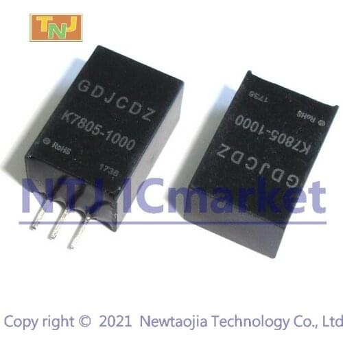 2 PCS K7805-1000 SIP-3 WIDE INPUT NON-ISOLATED & REGULATED SINGLE OUTPUT