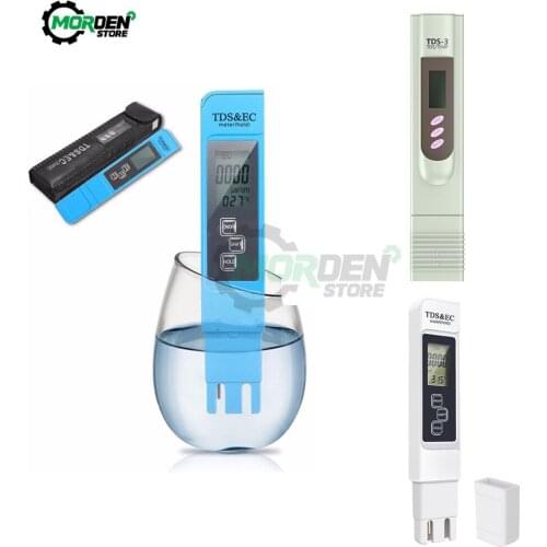 3 In 1 TDS EC Meter Temperature Tester pen Conductivity Water Quality Purity Measurement Tool TDS/EC/TEMP Tester