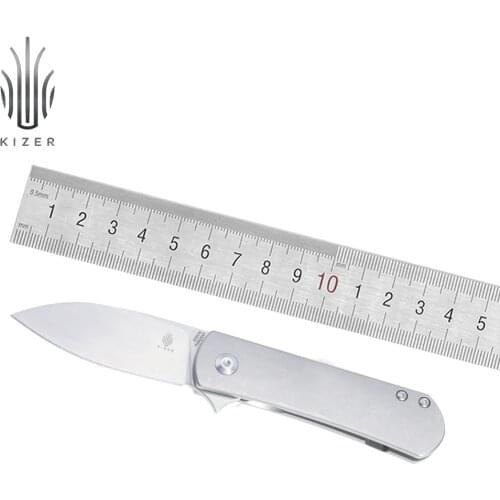 Kizer pocket knife Yorkie KI3525A3 S35VN steel folding blade knife with ceramic ball bearing useful edc tools