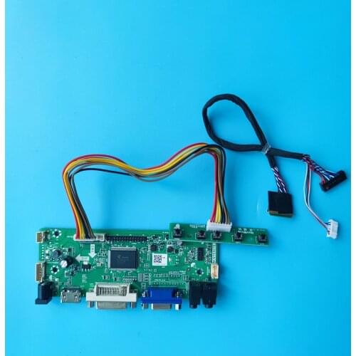 Kit For B156XW03 V1/V0/V2 1366X768 Panel 15.6" Controller board DVI Audio LCD LED VGA HDMI-compatible AUO display Driver