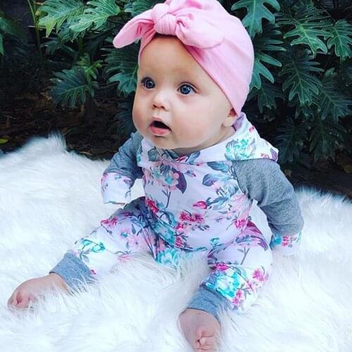 Newborn Infant Baby Boy Girl Floral Tops Hoodie Pants Outfits 2Pcs Set Clothes All Outfits Clothes Baby Girls Clothing Suit Ropa