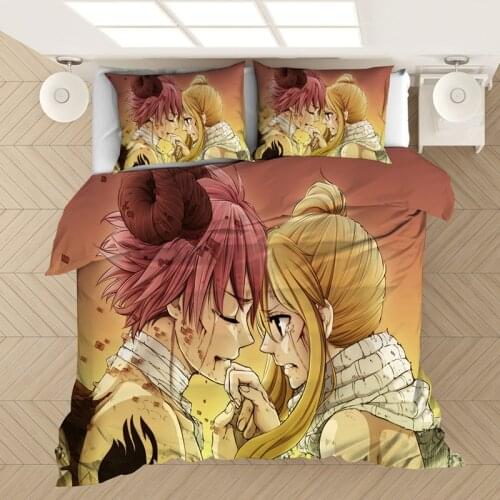 Anime FAIRY TAIL Comforter Bedding Set Childrens Beddingset Bed Linen Duvet Cover Bed Sheet Pillowcase/bed Set