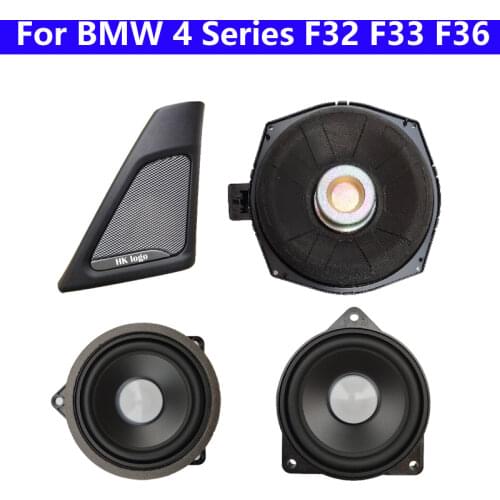 For BMW 4 Series F32 F33 F36 Front Door Tweeter Cover Speakers Loudspeaker Horn Audio Modification Music Stereo