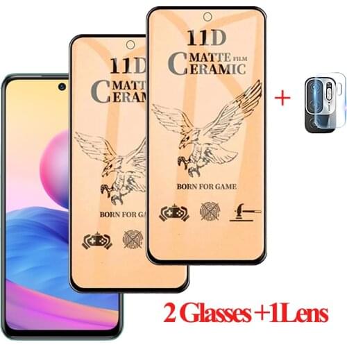 Frosted Ceramic Film For Xiaomi Redmi Note 10T Protective Film Redmi Note10 10T Soft Glass Screen Protector Redmi Note 10 T Pro