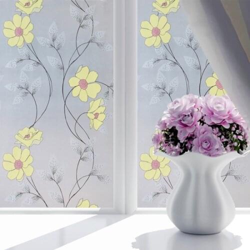 45x100cm PVC Frosted Window Film Waterproof Glass Sticker Home Bedroom Toilet Bathroom Office Privacy Scrubs Frost Home Decor