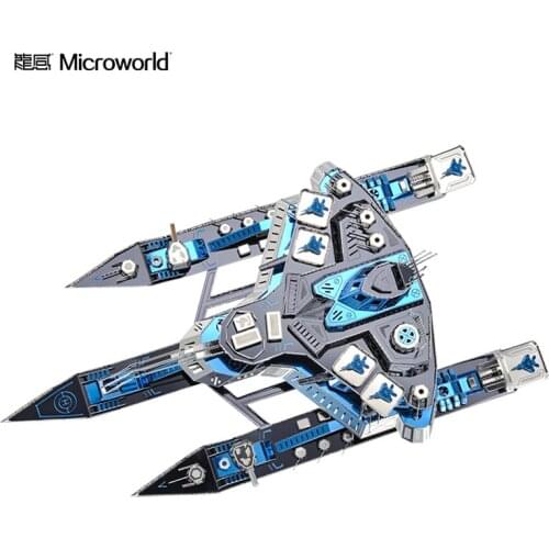 Microworld 3D Metal Puzzle Figure Toy Leader NO 1 model kits Educational Puzzle 3D Models kits Education Gift Toys For Children