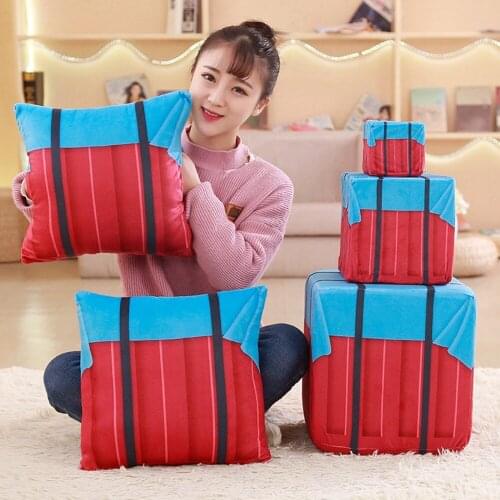 20/30/40 cm Playerunknows Battlegrounds Stuffed Game Toys Elastic Cube Pillow & Cushion Plush Toys For Children & Fans