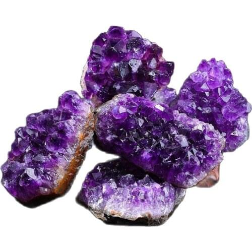 Natural amethyst cluster quartz crystal cavity samples heal 280g