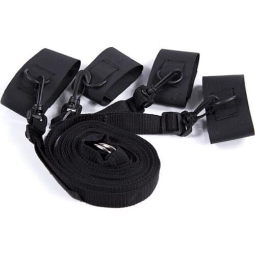 Bed Straps Nylon Straps Plastic Bed Straps Black Bedding Tied Hands