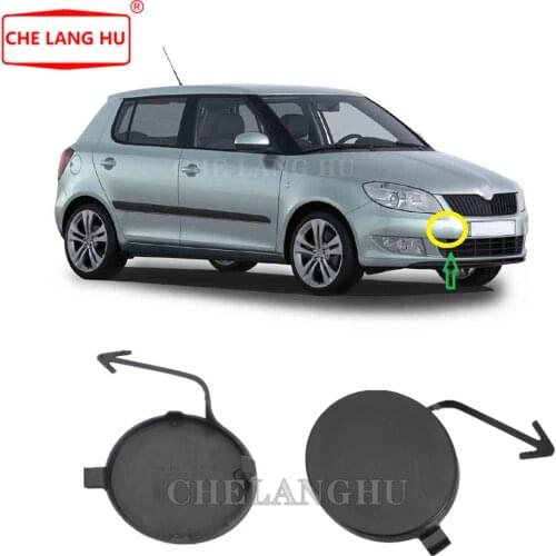 Fit For Skoda Fabia Hatchback & Combi 2011 2012 2013 2014 2015 Car-styling Front Bumper Trim Tow Eye Hitch Cover Not Paint