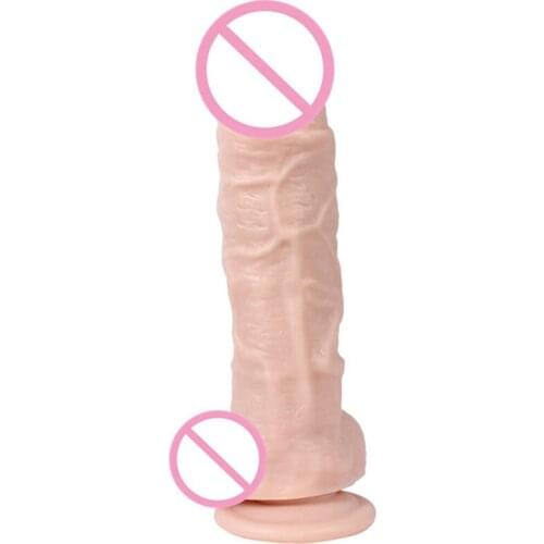 Skin feeling Realistic Penis Super Huge Big Dildo With Suction Cup Sex Toys for Woman Sex Products Female Masturbation WBC10040