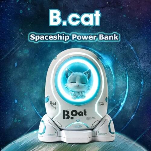 10000mAh Portable Fast Charge Power Bank Cute Space Capsule Corgi Shiba Inu Two-Dimensional Animation USB External Battery