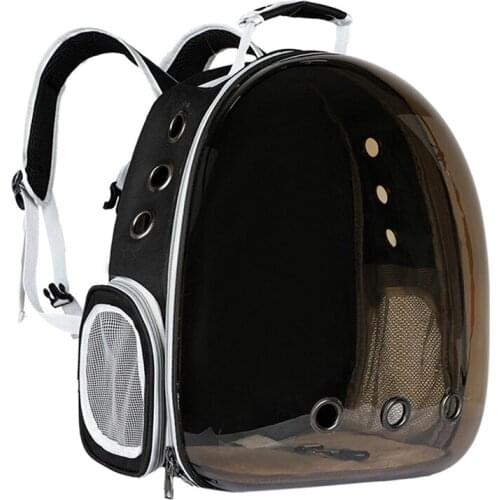 Cat Carrying Supplies Puppy Backpack Going Out Portable Transparent Space Capsule Pet Bag Cats Supplies Breathable Dog Backpack