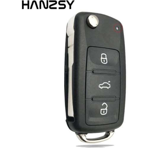 3 Buttons Flip Folding Key shell Fob For VW Volkswagen Golf Polo jetta Beetle Passat Bora Replacement Car Remote Key Case Cover