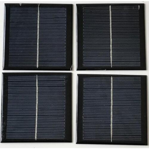 Solar panel 1W 5.5V for DIY solar Light solar charger Epoxy solar panel 6pcs/Lot