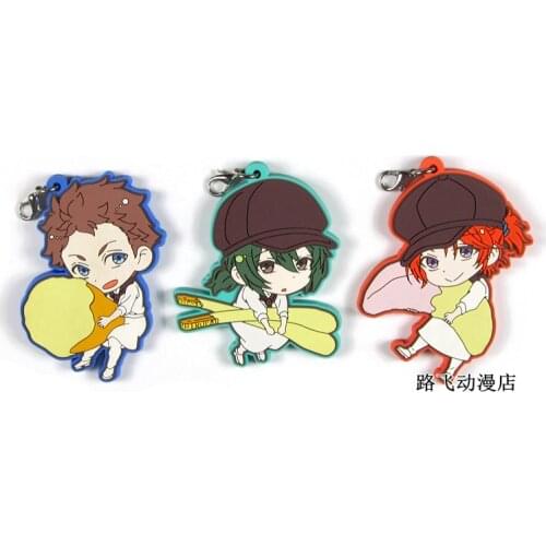 THE ANIMATION Original Japanese anime figure rubber Silicone mobile phone charms/key chain/strap