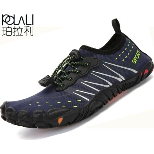 Unisex Nonslip Aqua Shoes Men Barefoot Outdoor Beach Sandals Woman Barefoot Swimming Water Shoes Upstream River Sneakers