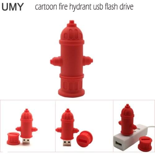 USB stick pen drive cartoon fire hydrant usb flash drive 4GB 8GB 16GB 32GB 64GB real capacity memory stick pendrive u disk