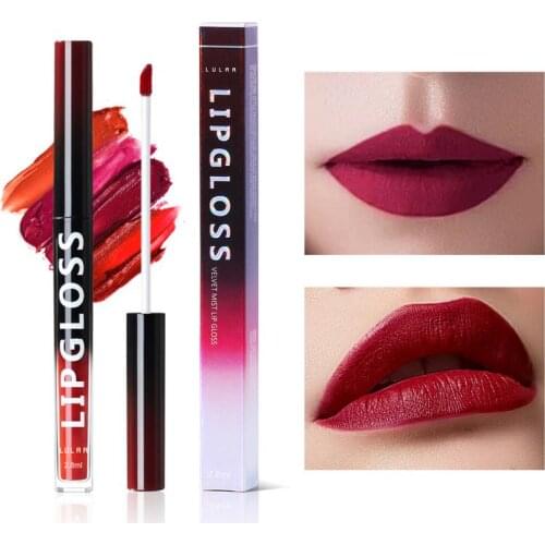 Air Matte Lip Gloss Velvet Lip Glaze Waterproof Not Easy To Fade 10 Color Matte Lipstick Fashion Makeup Christmas Gifts TSLM1
