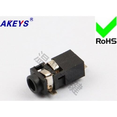 10 PCS PJ-208 power socket 2.5 headphone socket 3 foot patch 2 fixed foot 2.5MM socket base